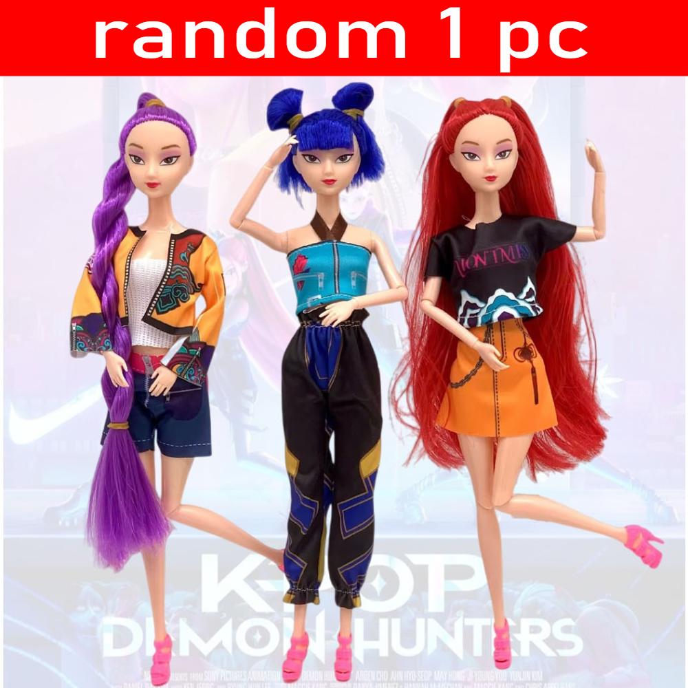 Anime k pop Demon hunters Witch Hunter Group High appearance Glue doll doll Girl's heart Decorative doll Holiday Gifts