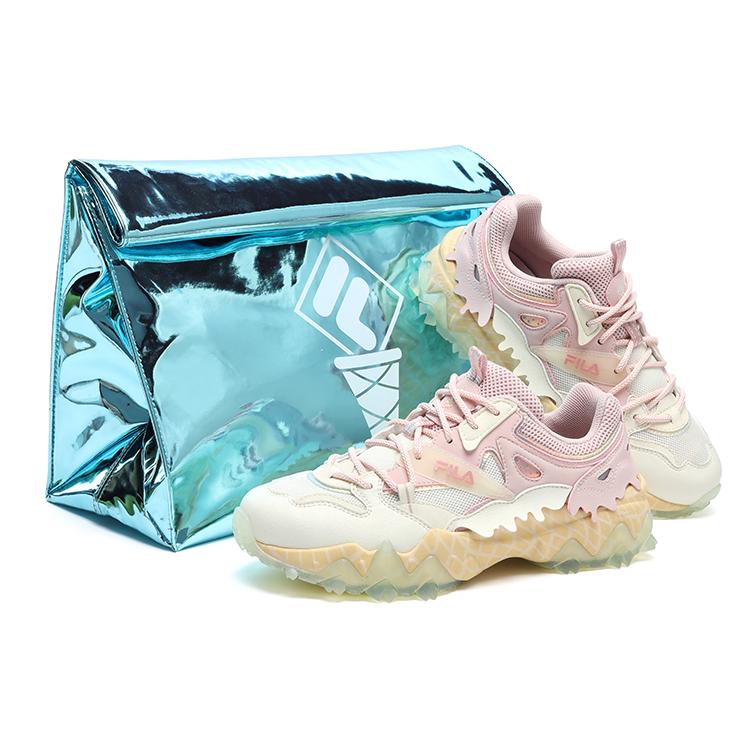 

Новые женские повседневные кроссовки FILA Oakmont с низким верхом, бело-розовые F12W232151FAL 37.5