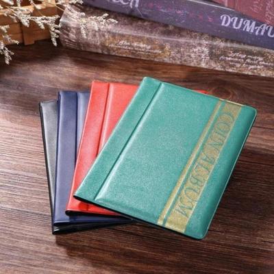 Münzaufbewahrungsorganizer Münzsammlungsbuch Album 120 Fächer Münzsammlungsalbum für Münzgeld
