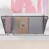 Space Saving Sundries Storage Basket Heavy-Duty Metal Organizer Bedside Organizer  Dormitory Use