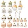 29/20Pcs Christmas Tree Balls Hanging Pendant Candy Cane Pine Cone Ornament Set Christmas Home Decoration 2024 Navidad New Year
