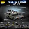 WW2 Military Tanks Building Blocks Toys Sets Technical Panther KF51 T-14 Tank Soldier Army Bricks Toys for Children Boys Gifts