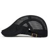 Casual Outdoor Beret Men's Hat Breathable Mesh Forward Cap Spring Summer Adjustable Thin Sun Hats Flat Gorras