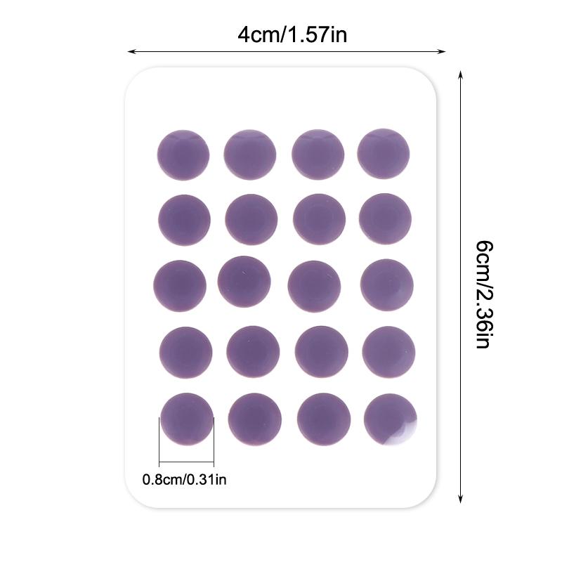 

Meow Gaming Gear Mgg Ultraglide Маленькі Круглі Точки Тефлонові Ковзани для Миші DIY Ковзаючі Ніжки для Миші Версія Тиші Діаметр 0,8 см фіолетовий