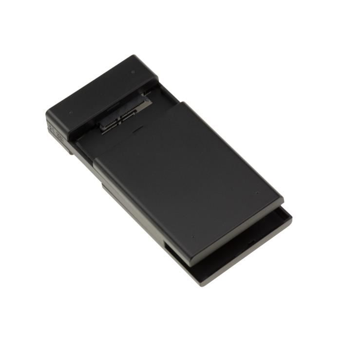 Boitier Externe - Materiel - USB 3.0 - 2 Baies SATA 2.5" - Support RAID 0/1/0+1 - Noir