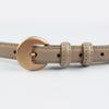 Women'S Leather Thin Belt Decorative Shirt Waist Seal With Dress Suit Waist (2Cm 8 Colors Optional)