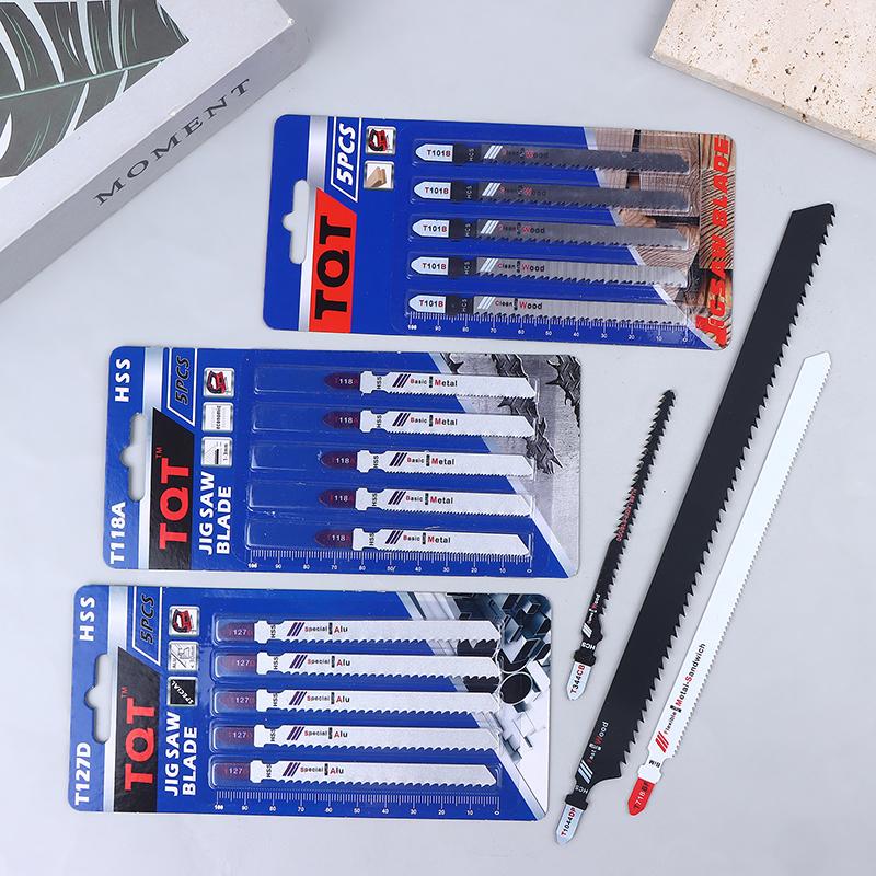 Double-Sided Jigsaw Blades For Efficient Curved Cutting, Wood & Plastic Saber Saw Blades Set For Diyers & Carpenters