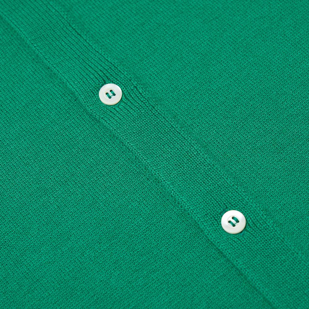 VERNO 24Ss Essential Collar Cardigan Green