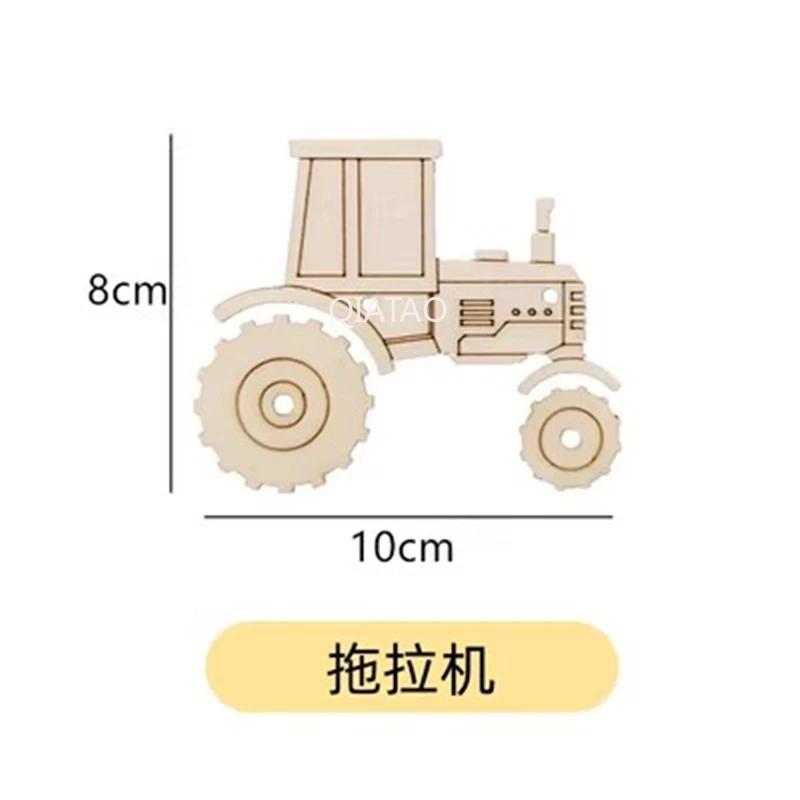 DIY Wood Accessories Montessori Busy Board Castle Sheep Animal Whales Bus Wall Toy Training Material Pack Educational Toy For Ch