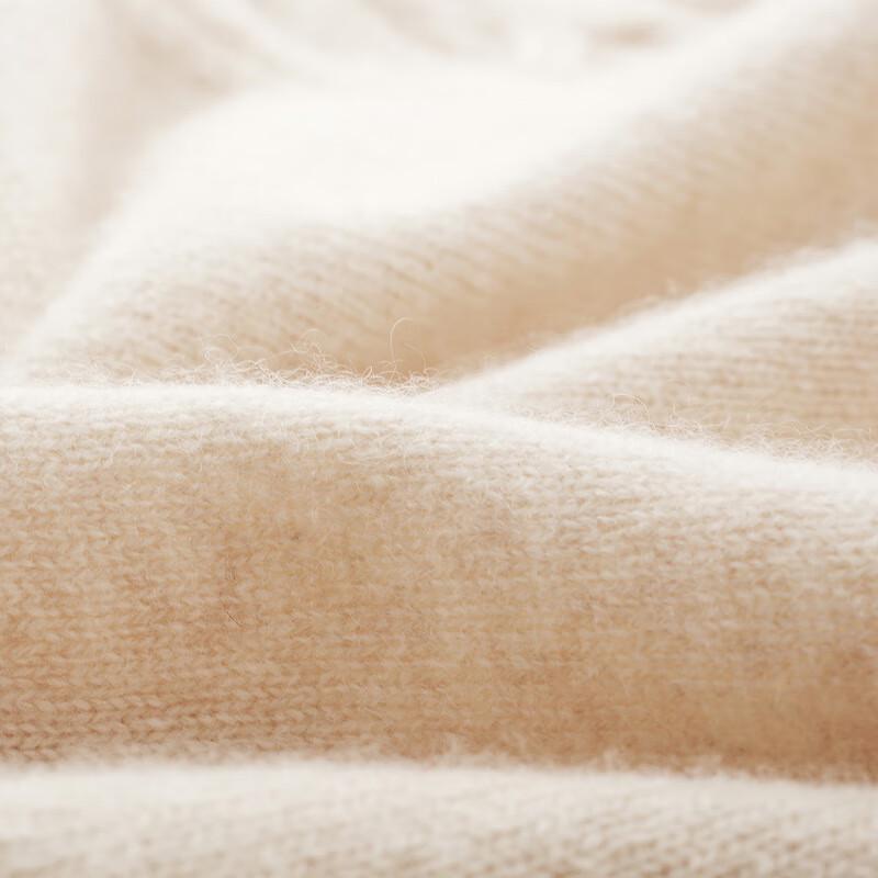 Komomboka Women's Thickened Cashmere Round Neck Sweater