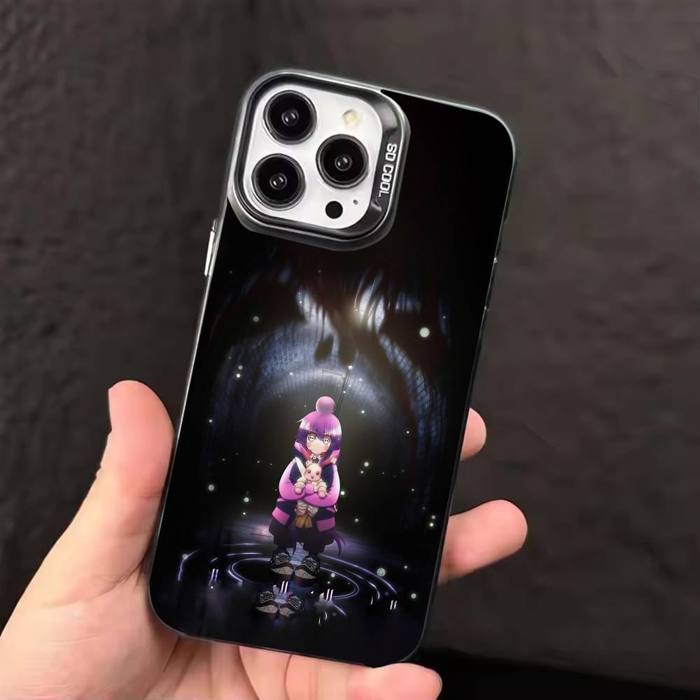 DARK GATHERING Anime  Phone Case For iPhone 17 16 15 14 13 12 11 Pro Max Plus Silver candy Matte Cover
