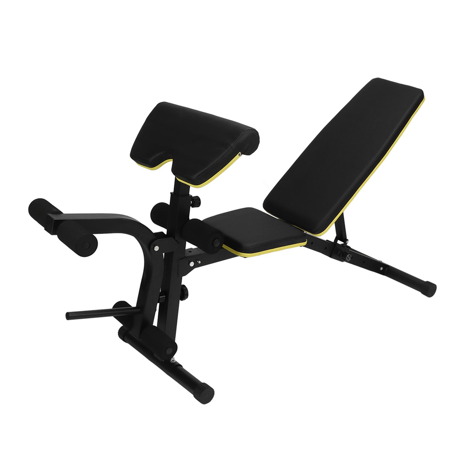 

Многофункциональная скамья для тренировок, складная мягкая полиуретановая регулируемая подушка для спины, кресло для силовых тренировок