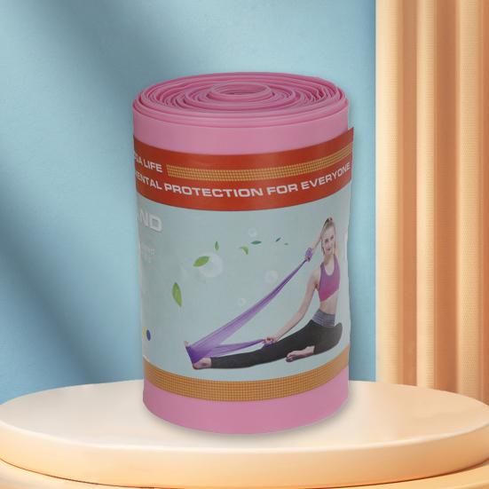 1 Roll 1.8m Yoga Tension Belt Flexible High Elasticity Cuttable  Body-shaping Women Yoga Exercise Workout Straps Fitness Use