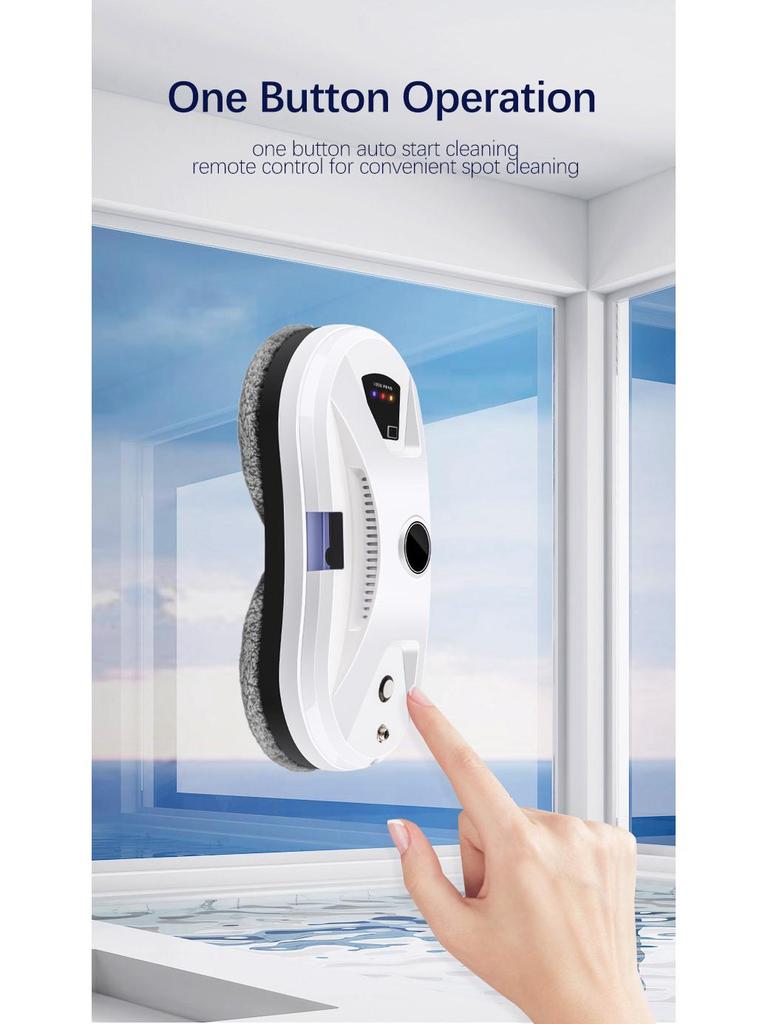 Smart Automatic Window Cleaning Robot for High-Rise Glass