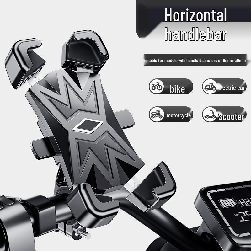Multifunctional Mobile Phone Holder for Electric Vehicles, Motorcycles, Bicycles, and Scooters. Ideal for Navigation and Food Delivery Riders.