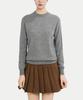 Keulleiseu 100% Wool Basic Knit Sweater_Purple