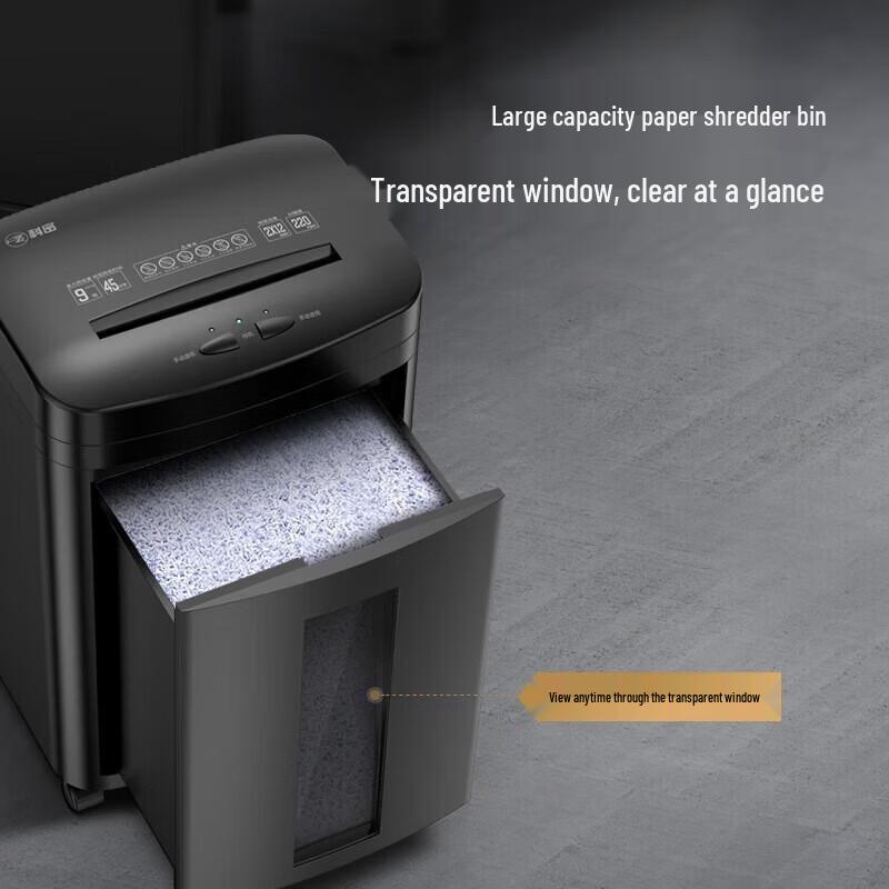 Comi 9-Sheet Micro-Cut Office Document Shredder with 21L Bin CN plug (adapter included)