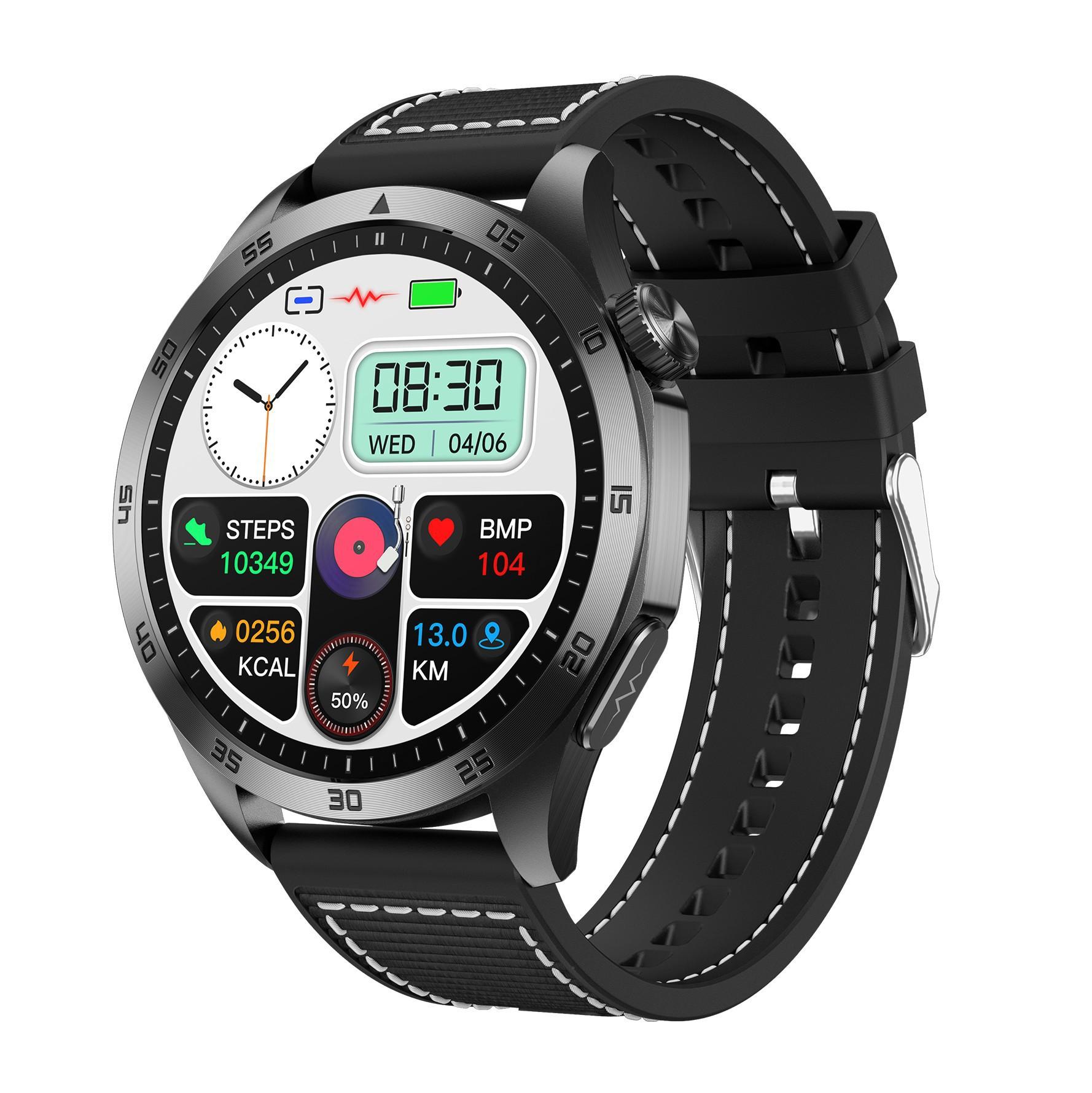 

Смарт-годинник ET485 Чоловічий 1,43-дюймовий Amoled HD Великий екран Вимірювання ЕКГ Монітор здоров я BT Дзвінок Спортивний фітнес-трекер Смарт-годинник
