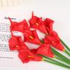 Mini PU Calla Lily Artificial Bouquet for Weddings, Home Decor, Photography, and Landscaping.