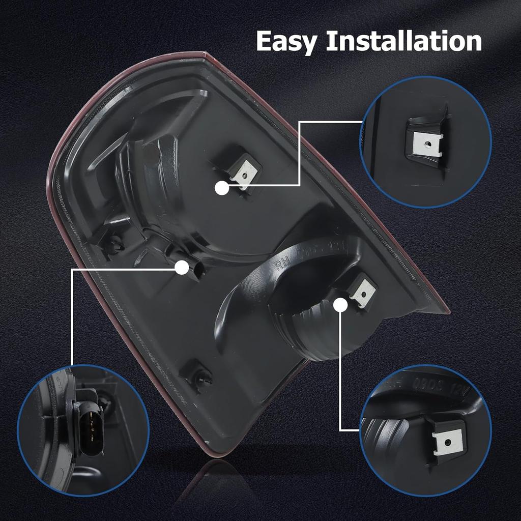 Tail Light Replacement for 2009-2018 Ram 1500 2500 3500, Passenger & Driver Side