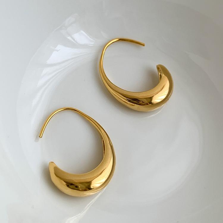 Niche Design Drop Earrings Cold Wind Simple Senior Sense of Earring Ear Hooks Personalized Affordable Dainty Earrings Durable Alloy Daily Wear