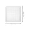 2Pcs Flower Pot Tray Square Thickened Plastic Plant Saucer 13.76inch Water Catcher Drainage Outdoor Indoor Flowerpot Tray