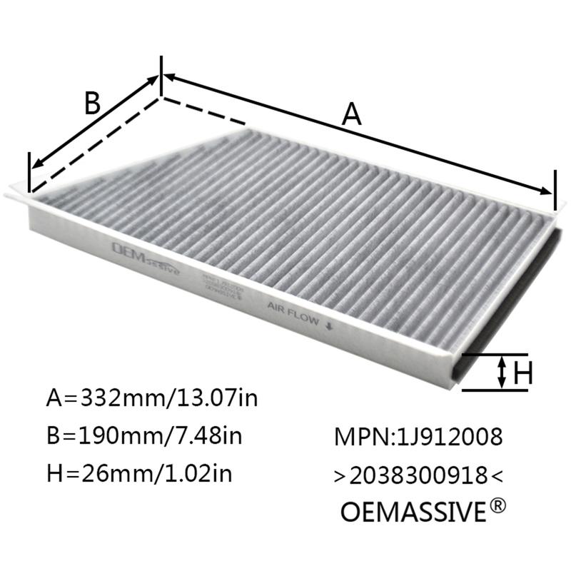 2038300918 2038300118 Pollen Cabin Air Filter For Mercedes-Benz C-Class S202 W203 CL203 S203 CLK C209 A209 CLC-Class CL203 Cars