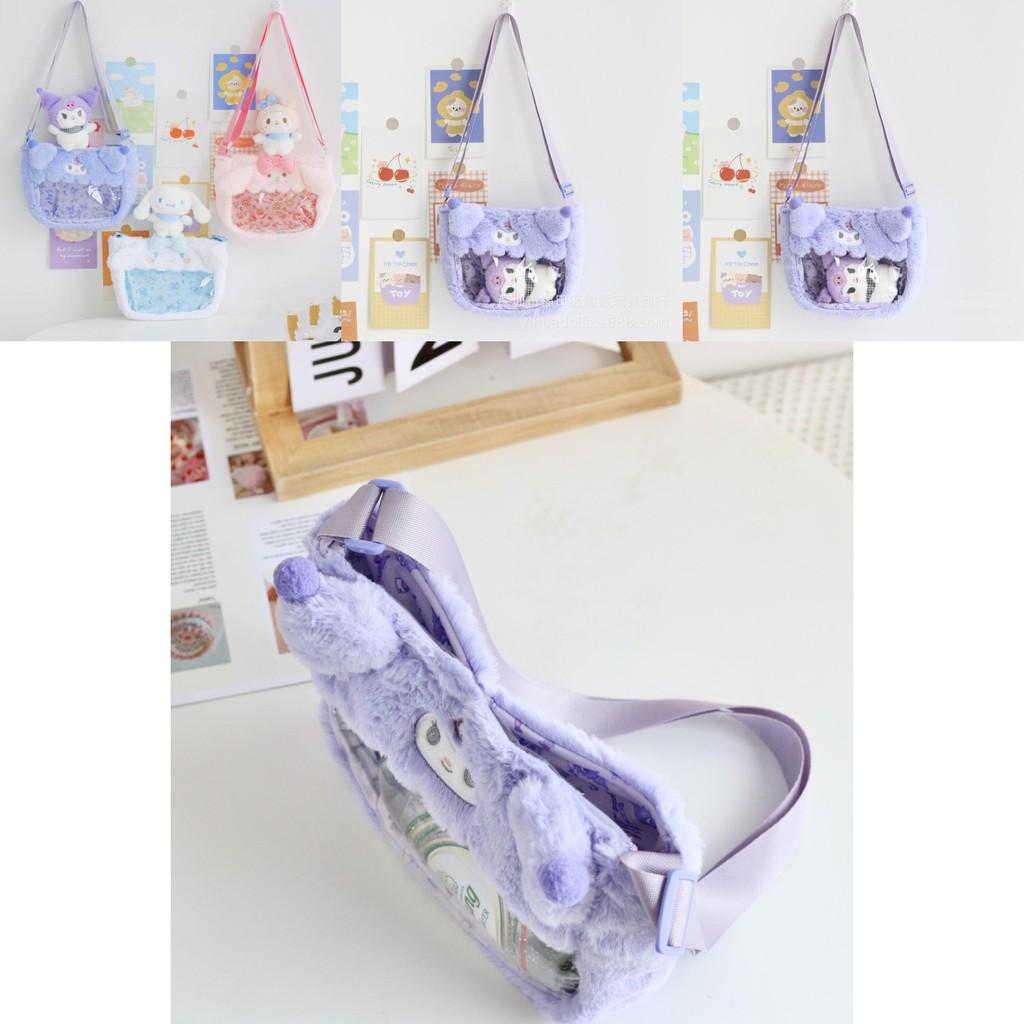 Plush Messenger Bag For Toddlers With And Characters