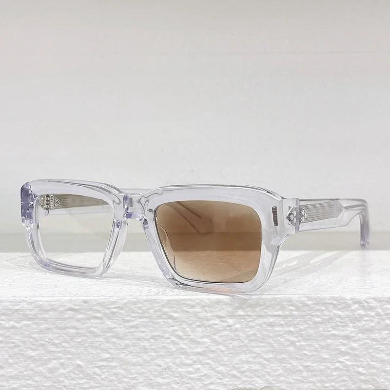 Ochelari de soare Ins JMM Walker Square Designer pentru bărbați și femei UV400, ochelari de vedere din acetat greu, realizați manual, clasici, de lux, cu carcasă