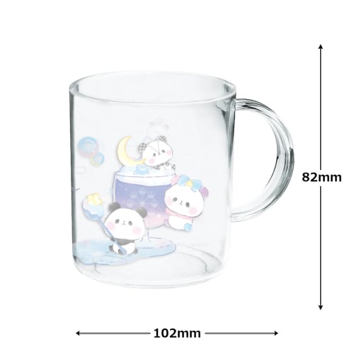 Kamio Japan Plastic Cup Mochimochi Panda 224194