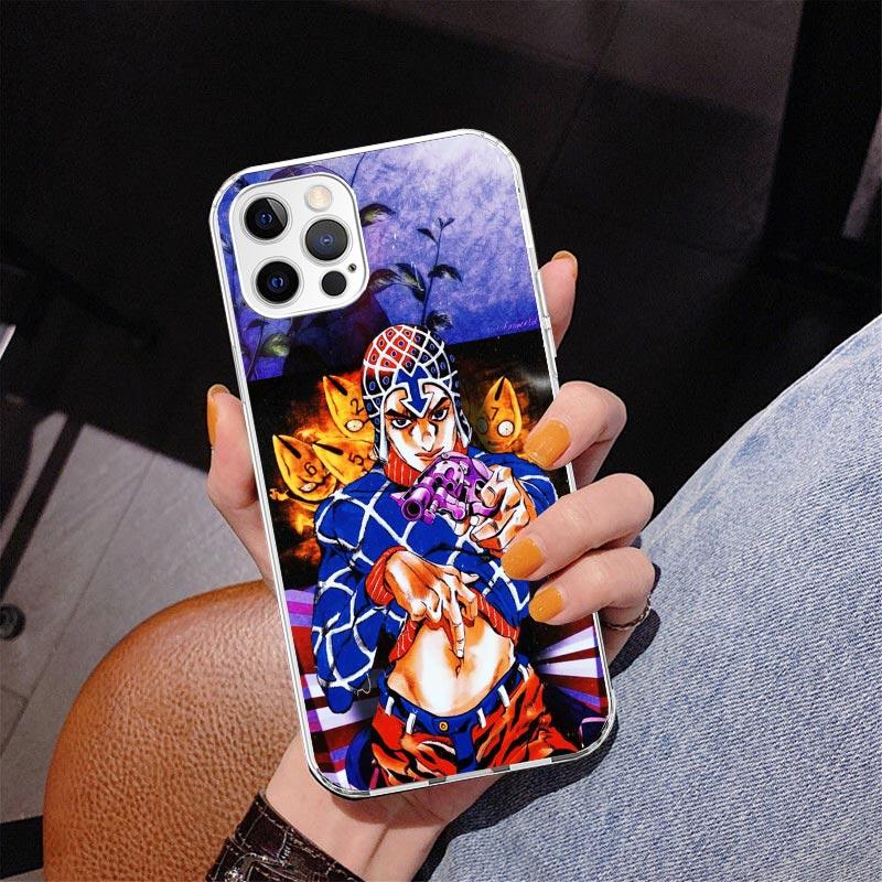 JoJo Bizarre Adventure Phone Case For iPhone 17 Air 16 Pro Max 16E 15 + 14 Plus 11 12 13 Mini 7 8 SE Gift Print Cover Fundas 17