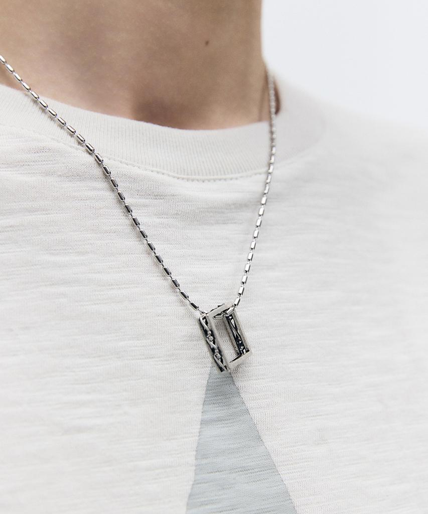 Maison Mined Square Fusion Necklace