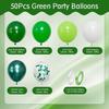 12 Zoll 50 Stück grünes Luftballon-Set, geeignet für Hochzeiten, Geburtstage, Mottopartys, Junggesellenabschiede, Familientreffen