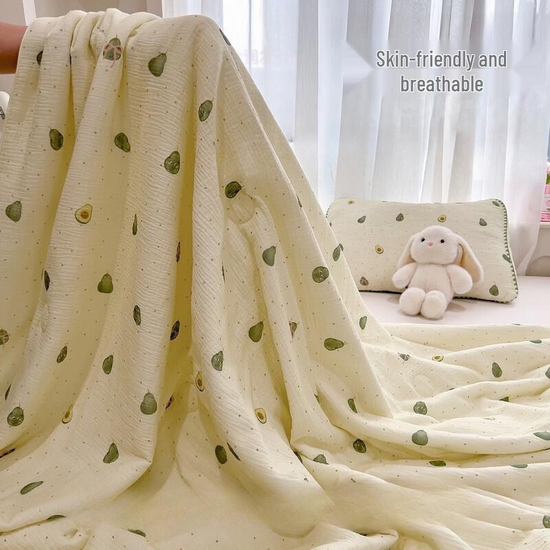 LISM Floral Crinkled Summer Quilt