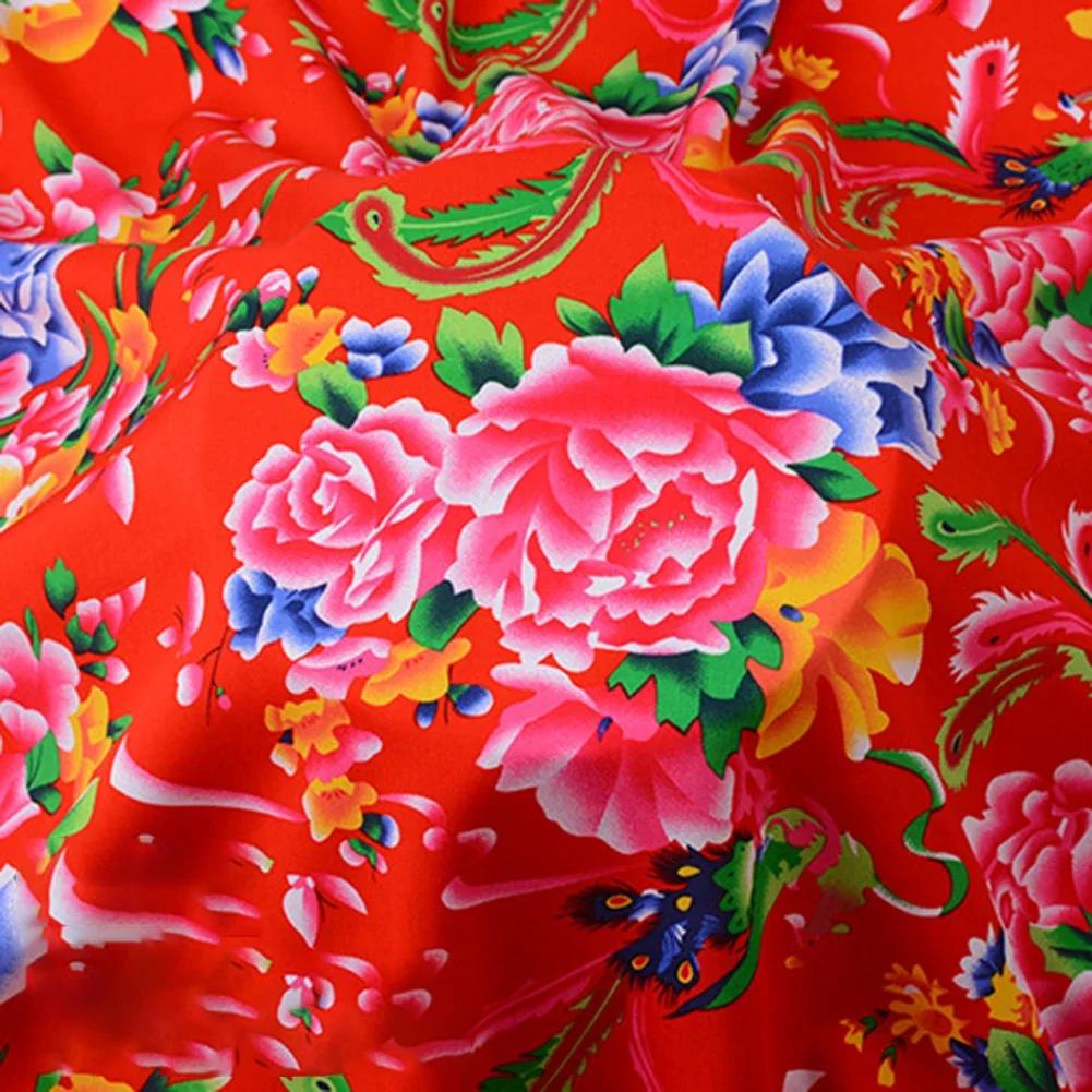 High Density And Exquisite Cotton Printed Fabric Dresses Exquisite Texture Breathable And Skin Friendly Chinese Style