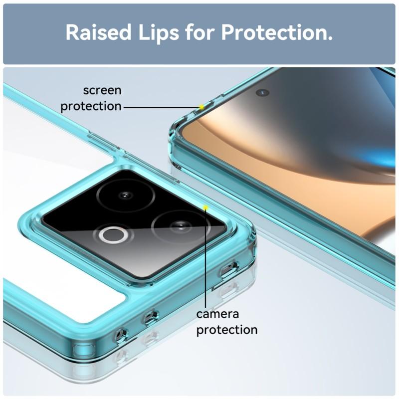Für Realme GT 7 Hülle Für Hülle für Realme GT 7 7T Cover TPU Rand Acryl Schutz Rückseite Handyhülle für Realme GT7 Realme GT 7T