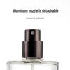 Thick-soled Round-mouth Transparent Fine Mist Refillable Perfume Bottle for Cosmetics and Hydration Samples