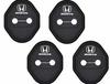 4Pcs for Honda Car Silicone Door Lock Cover Shock Absorber Protective Sticker Civic Fit Jazz Accord Pilot Stepwgn CRV BRV HRV 3D OW6