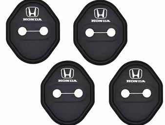 

4Pcs for honda Car Silicone Door Lock Cover Shock Absorber Protective Sticker Civic Fit Jazz Accord Pilot Stepwgn CRV BRV HRV 3D