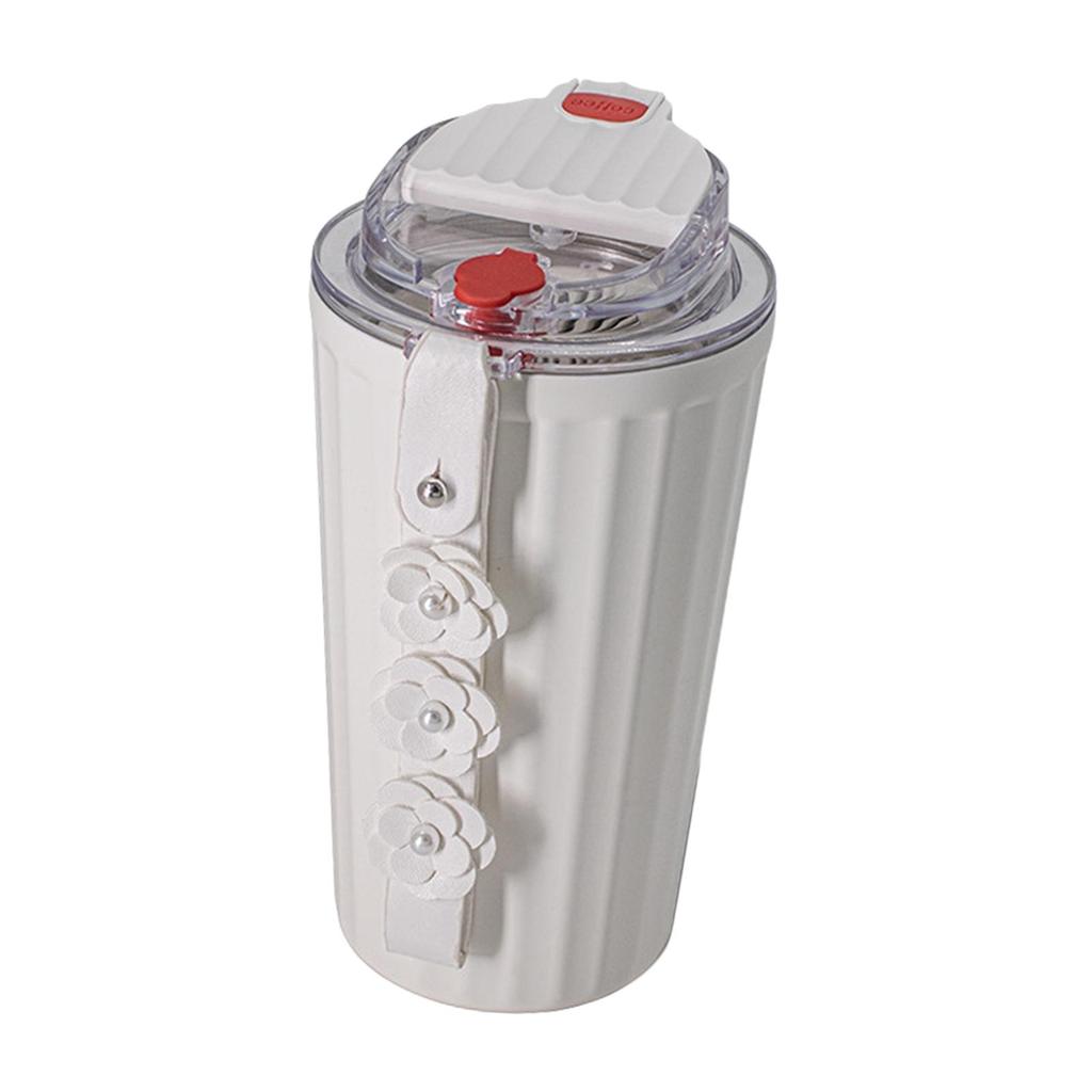 304 Stainless Steel Coffee Mugs Tumblers Food Grade with Tea Infuser for Loose 420ml Filter