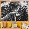 Anime Wallpaper Berserk Sleeve Art Wall Decoration for Bedroom Living Room Home Decor Guts Graphic Tapestry