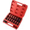 9 Pieces Thin Wall Lug Nut Socket Set Extra-Long Tool 6-Point for Garage, DIYers