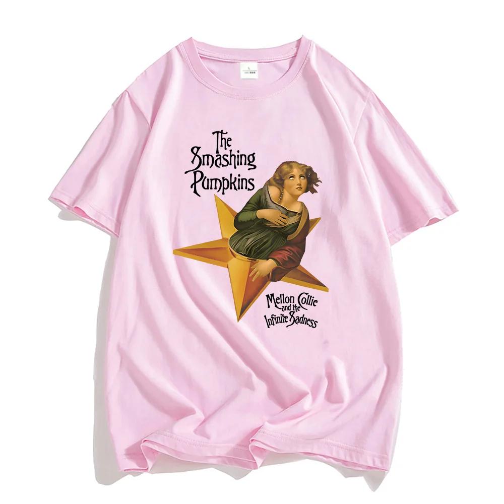 Mellon Collie and The Infinite Sadness Women T-shirt The Smashing Pumpkins Band Graphic Tshirts Vintage Fashion Print Men Shirt