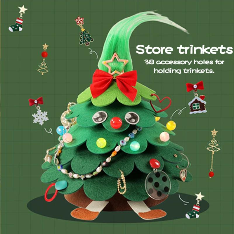 Christmas Supplies Christmas Ornaments Diy Material Package Desktop Ornament Christmas Toys for Kids Adornos De Navidad