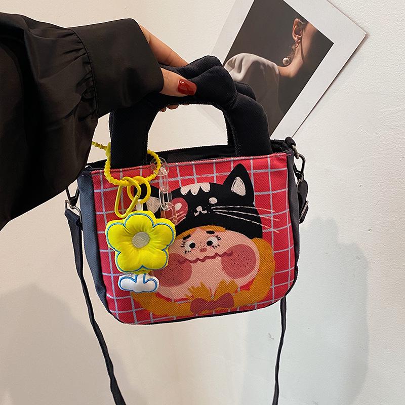 2025 Quirky Women's Print Crossbody Bucket Shoulder Bag