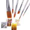 6Pcs Art Painting Brushes Set Acrylic Oil Watercolor Artist Paint Brush Set