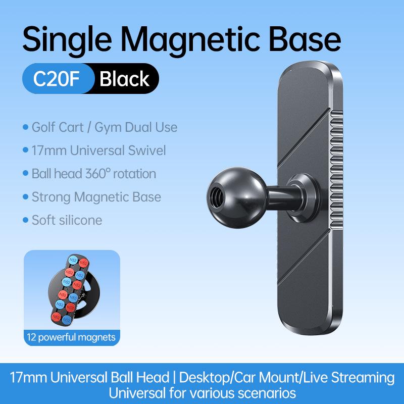 Universal 17mm Golf Cart Magnetic Ball Mount