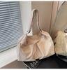 Summer small bag women's versatile shoulder oblique span bag casual tote retro tote solid color bag