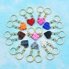 Colorful Detachable Heart Keychain Pendant Gift