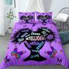 Single-Sided Printed Warm Comforter Beding Sets, Comfortable Bedspreads, with Soft Fabric Duvet Beding, American Girl, Birthday Gift, King, 3Pcs